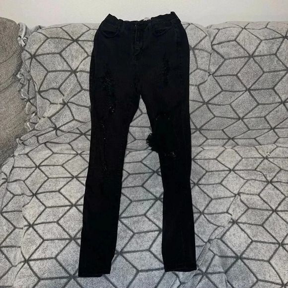 Fashion-ova Black Jeans - Picture 4 of 7